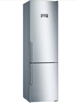 Bosch Serie 4 KGN397IEQ frigorifero con congelatore Libera installazione 368 L E Acciaio inox