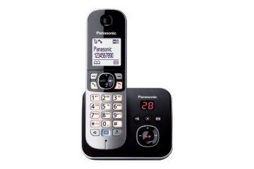 Panasonic KX-TG6821 Telefono DECT Identificatore di chiamata Nero, Bianco