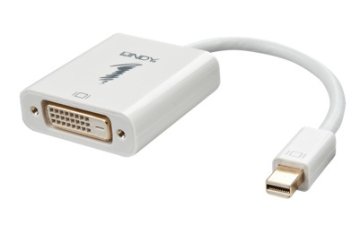 Lindy 41733 cavo e adattatore video 0,17 m Mini DisplayPort DVI-D Bianco