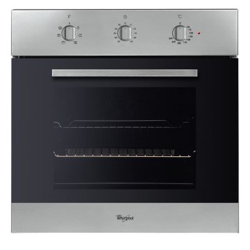 Whirlpool AKP 444/IX 56 L A Nero, Acciaio inossidabile