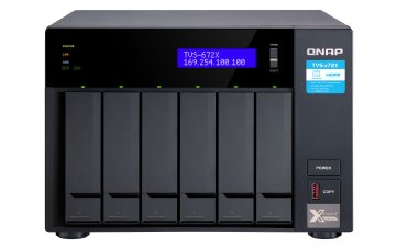 QNAP TVS-672X NAS Tower Collegamento ethernet LAN Nero