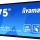 iiyama ProLite TE7503MIS-B1AG Monitor PC 190,5 cm (75