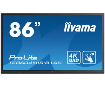 iiyama TE8604MIS-B1AG lavagna interattiva 2,18 m (86") 3840 x 2160 Pixel Touch screen Nero USB