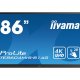 iiyama TE8604MIS-B1AG lavagna interattiva 2,18 m (86