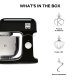 Kenwood KMX750AB sbattitore Sbattitore con base 1000 W Nero, Argento 8