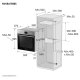 Samsung NV68A1110BS Forno Multifunzione ad incasso Serie 3 68 L A Inox 5