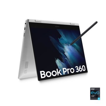 Samsung Galaxy Book Pro 360 , 13.3”, Windows 11 ready, portatile 2-in-1 con S Pen, Intel EVO i5 (Intel Evo), 8 GB RAM, 512 GB SSD, Mystic Argento