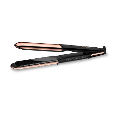 BaByliss Straight & Curl Brilliance Ferro per ricci Caldo Nero, Rosa 3 m