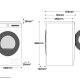 Samsung WD12T504DWW/S3 lavasciuga a caricamento frontale AI Control 12/8 kg Classe A/F 1400 giri/min, Porta nero/bianca + Panel bianco 12