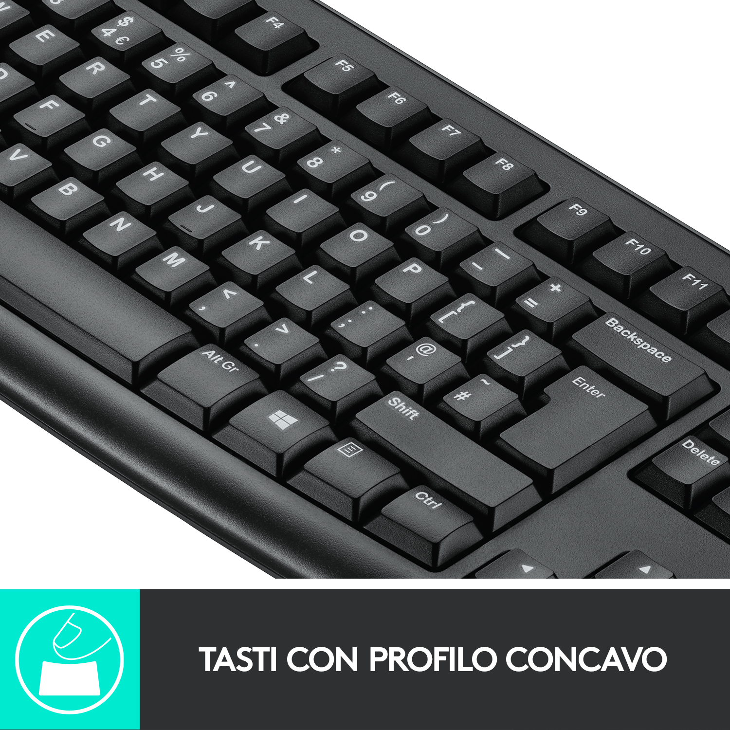 Logitech K380 Multi-Device Tastiera Bluetooth Wireless, Design Easy-Switch,  Sottile, Portatile, 2 Anni di Batteria, Funziona con PC, Laptop, Windows,  Mac, Android, iPad OS, Apple TV. Blu