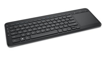 Microsoft All-in-One Media Keyboard tastiera Casa RF Wireless Inglese Nero