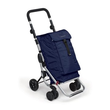 Foppapedretti Go Up Alluminio, Nero, Blu marino Borsa trolley