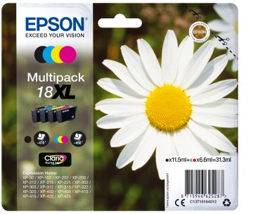 Epson Daisy Multipack Margherita 4 colori Inchiostri Claria Home 18XL