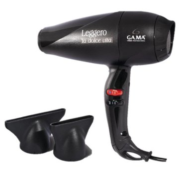 GA.MA LEGGERO asciuga capelli 2100 W Nero