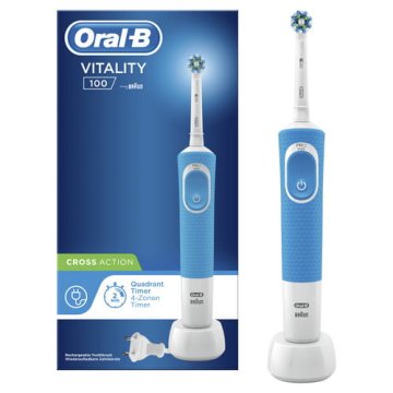 Oral-B Vitality 100 Spazzolino Elettrico Blu Braun