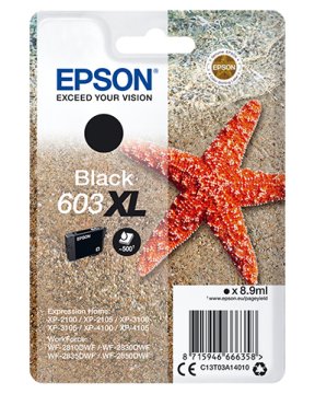 Epson Singlepack Nero 603XL Ink