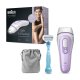 Braun Silk-expert Pro 3 PL3011 Epilatore A Luce Pulsata IPL Bianco E Lilla, Con Rasoio Venus Original E Custodia Esclusiva 2