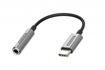 Sitecom CN-395 cavo audio 0,08 m 3.5mm USB Nero, Grigio