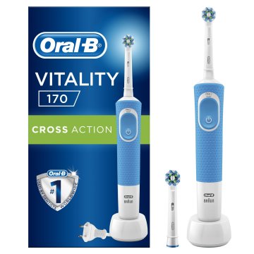 Oral-B Vitality 170 Spazzolino Elettrico Blu Braun