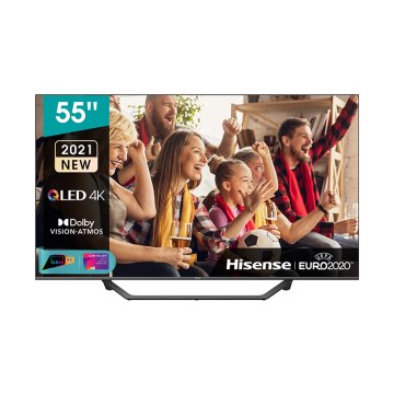 Hisense 55A72GQ TV 138,7 cm (54.6") 4K Ultra HD Smart TV Wi-Fi Nero, Grigio 350 cd/m²