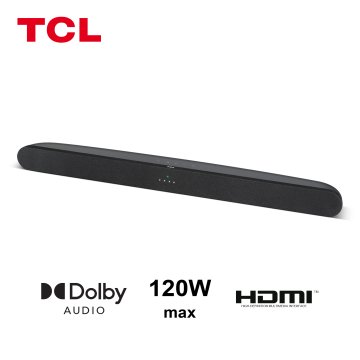 TCL 6 TS6100 altoparlante soundbar Nero 2.0 canali 120 W