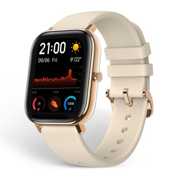 Amazfit GTS 2 4,19 cm (1.65") AMOLED 43 mm Digitale 348 x 442 Pixel Touch screen Oro Wi-Fi GPS (satellitare)