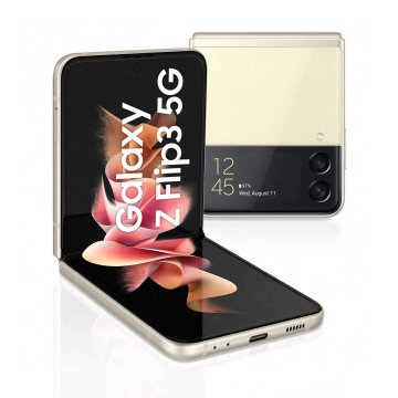 Samsung Galaxy Z Flip3 5G 128GB Cream RAM 8GB Display 1,9" Super AMOLED/6,7" Dynamic AMOLED 2X