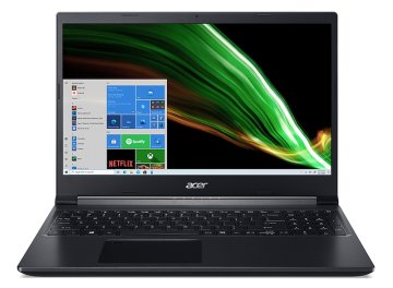 Acer Aspire 7 A715-42G-R175 Computer portatile 39,6 cm (15.6") Full HD AMD Ryzen™ 7 5700U 8 GB DDR4-SDRAM 512 GB SSD NVIDIA® GeForce® GTX 1650 Wi-Fi 6 (802.11ax) Windows 10 Home Nero