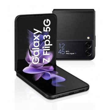 Samsung Galaxy Z Flip3 5G 128GB Phantom Nero RAM 8GB Display 1,9" Super AMOLED/6,7" Dynamic AMOLED 2X