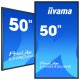 iiyama LH5042UHS-B3 visualizzatore di messaggi Pannello A digitale 125,7 cm (49.5