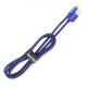 Vultech SM-N31BL cavo USB 1 m USB 2.0 USB A Micro-USB B Blu, Argento 3