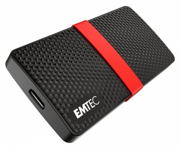 Emtec X200 256 GB USB tipo-C 3.2 Gen 1 (3.1 Gen 1) Nero, Rosso