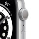 Apple Watch Serie 6 GPS, 40mm in alluminio argento con cinturino Sport Bianco 3