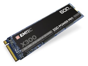 Emtec X300 500 GB M.2 PCI Express 3.0 NVMe 3D NAND