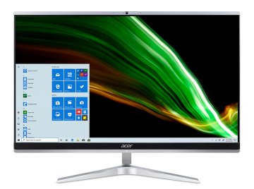 Acer Aspire DQ.BFSET.001 All-in-One PC Intel® Core™ i5 i5-1135G7 60,5 cm (23.8") 1920 x 1080 Pixel 8 GB DDR4-SDRAM 256 GB SSD PC All-in-one Windows 10 Home Wi-Fi 6 (802.11ax) Nero, Argento