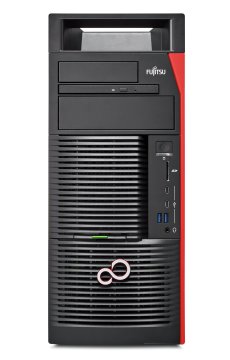 Fujitsu CELSIUS M7010X Intel® Core™ i9 serie X i9-10900X 16 GB DDR4-SDRAM 512 GB SSD Windows 10 Pro Tower Stazione di lavoro Nero, Rosso
