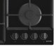 Gorenje GTW641EB piano cottura Nero Da incasso 60 cm Gas 4 Fornello(i) 7