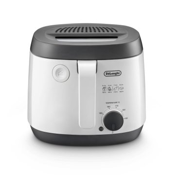 De’Longhi FS3021 Singolo Indipendente 1800 W Friggitrice Grigio, Bianco