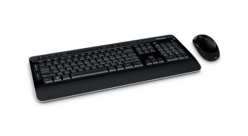 Microsoft Wireless Desktop 3050 tastiera Mouse incluso Universale RF Wireless QWERTY Nero