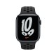Apple Watch Nike Series 7 GPS, 45mm Cassa in Alluminio Mezzanotte con Cinturino Sport Antracite/Nero 3