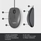 Logitech M100 Mouse USB con Cavo, 3 Pulsanti, Tracciamento Ottico 1000 DPI, Ambidestro, Compatibile con PC, Mac, Laptop 13