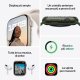 Apple Watch Series 7 GPS, 41mm Cassa in Alluminio Blu con Cinturino Sport Azzurro 9