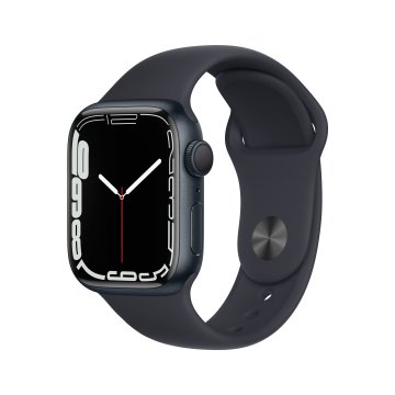 Apple Watch Series 7 GPS, 41mm Cassa in Alluminio Mezzanotte con Cinturino Sport Mezzanotte