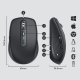 Logitech MX Anywhere 3 Mouse Compatto Performante – Wireless, Scroller Elettromagnetico, Ergonomico, Sensore 4000 DPI, Pulsanti Custom, USB-C, Bluetooth, Apple Mac, iPad, Windows PC, Linux, Chrome 7