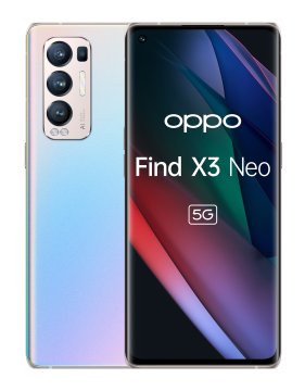 OPPO Find X3 Neo Smartphone 5G, Qualcomm865, Display 6.55''FHD+AMOLED, 4 Fotocamere 50MP, RAM 12GB ESPANDIBILE FINO A 19GB+ROM 256GB, 4500mAh, WiFi 6, Dual Sim, [Versione Italiana], Colore Galactic Si