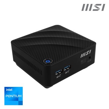 MSI Cubi N JSL COMPACT PC N6000 PC con dimensioni 0,45 l Nero Intel SoC 1,1 GHz