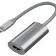 Mediacom MD-C306 hub di interfaccia USB tipo-C Alluminio 2