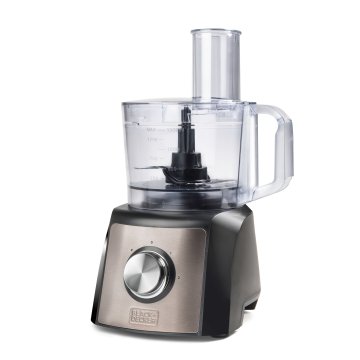 Nero & Decker BXFPA1200E robot da cucina 1200 W 1,5 L Nero, Acciaio inox