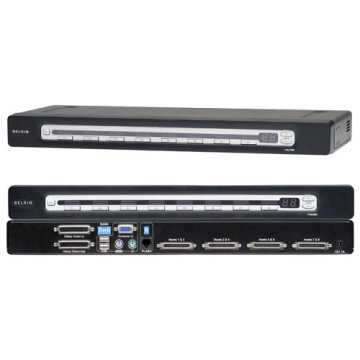 Belkin OmniView PRO3 USB & PS/2 KVM Switch switch per keyboard-video-mouse (kvm) Nero