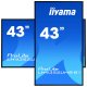 iiyama LH4352UHS-B1 visualizzatore di messaggi Pannello piatto per segnaletica digitale 108 cm (42.5